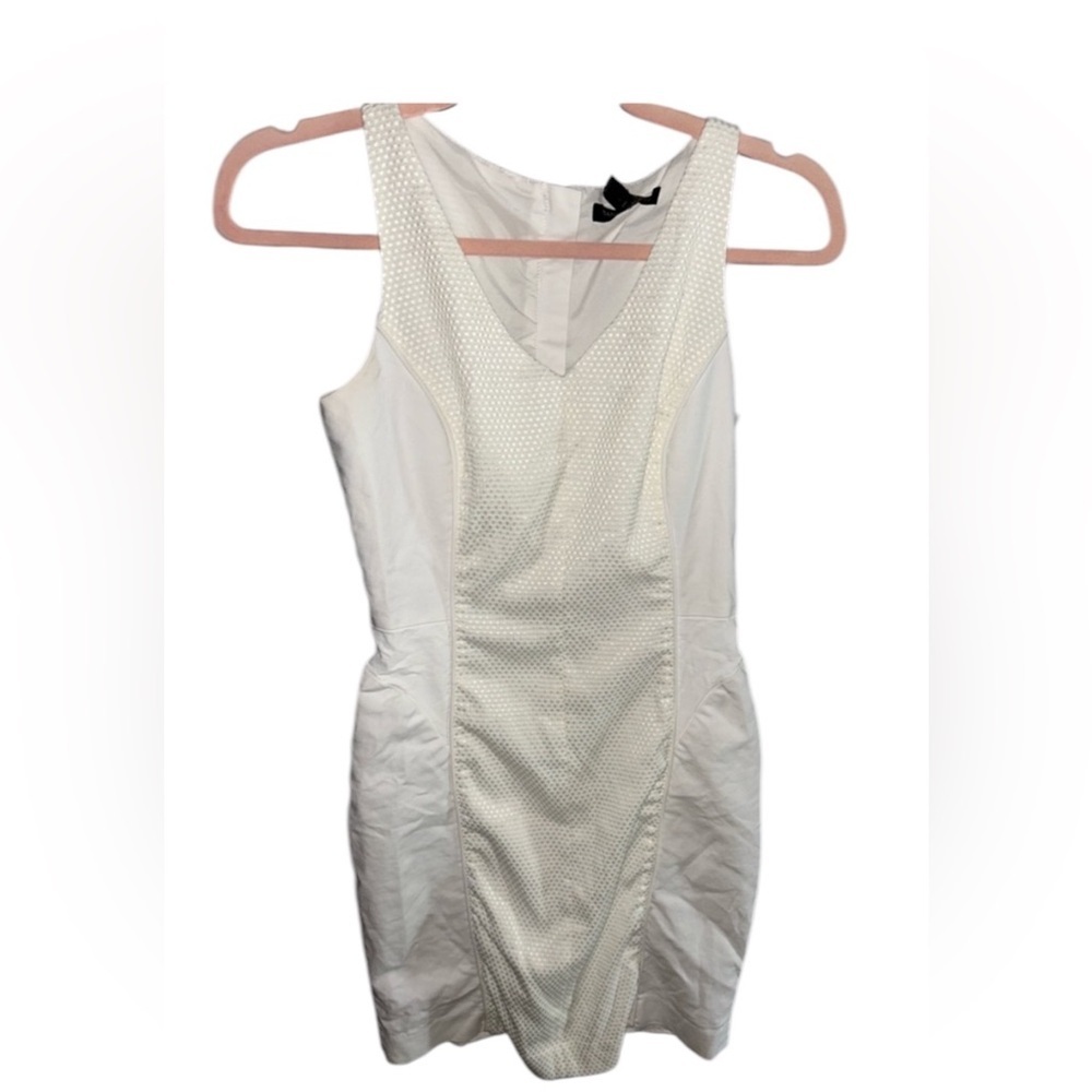 Banana republic white sleeveless dress